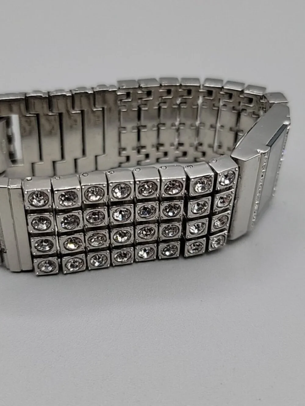 Vintage Da Vanci Rhinestone Encrusted Ladies Quartz Watch 24mm 7